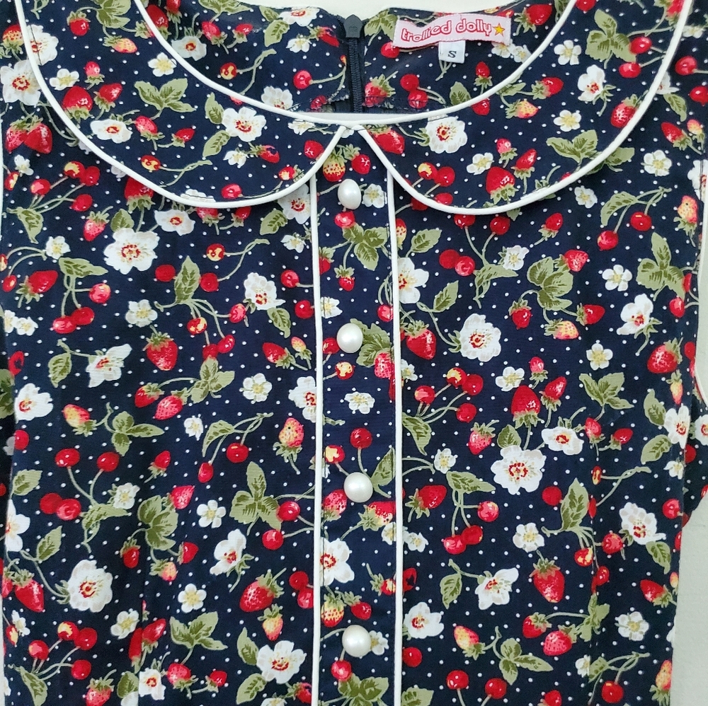 Trollied Dolly collared dress